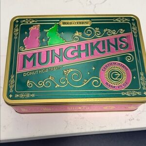 Wicked for good Munchkins Donut Hole Treats Tin. New!!!